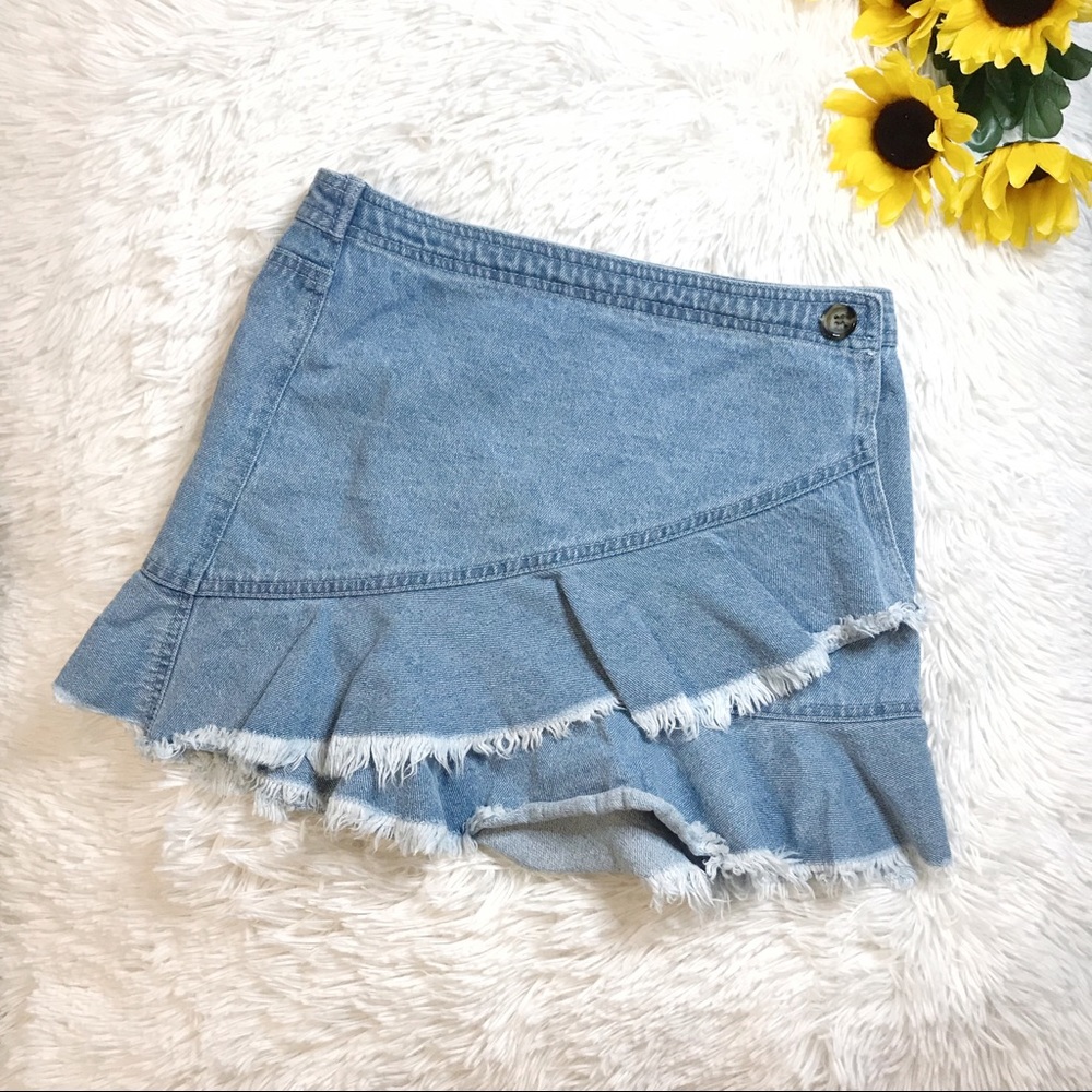🎀 Forever 21 Girl Wrap Denim Skirt 🎀